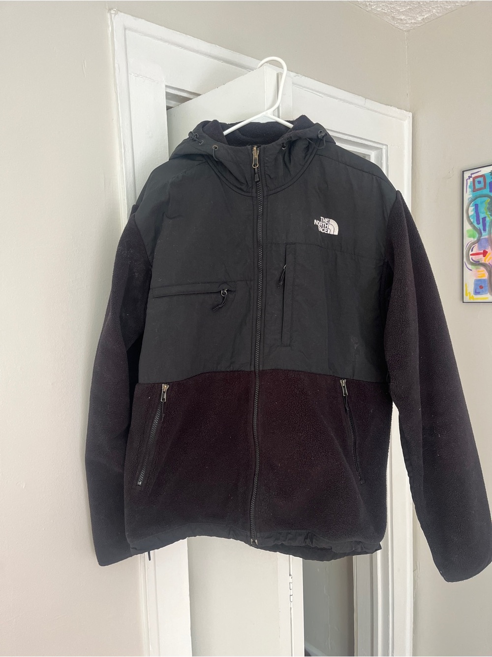 The North Face Black Fleece Jacket with Hood